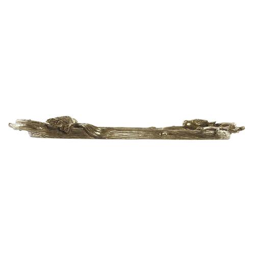 Bakke DKD Home Decor Spejl Gylden Harpiks Fugle (45 x 27 x 3,7 cm)