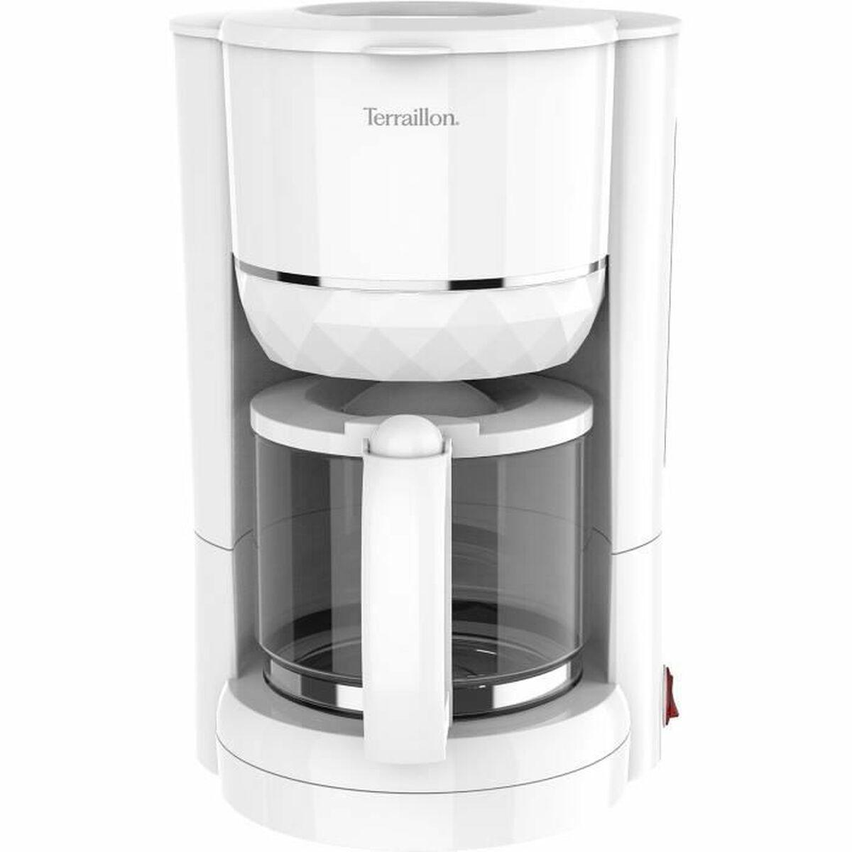 Terraillon DIAMANT kaffekande med stempel - hvid, 1,25 l