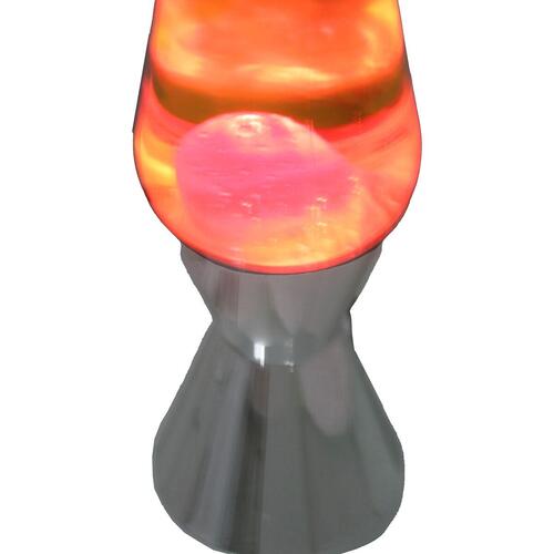 Lava Lampe Alexandra House Living Gul Pink Metal 9 x 37 x 9 cm