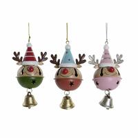 Julepynt DKD Home Decor Metal Rensdyr (3 stk) (6.5 x 6 x 11 cm)