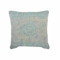 Pude DKD Home Decor Turkisblå Polyester (45 x 12 x 45 cm)