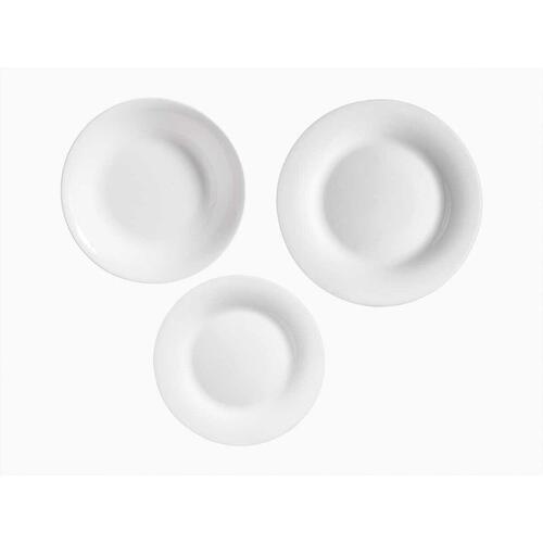 Spisestel Vivalto F-LP100-80-85 Hvid Opalglas (2 enheder)
