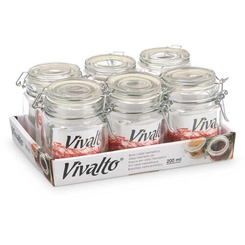 Glaskrus Vivalto 01-1605 Gennemsigtig 200 ml (6 enheder)