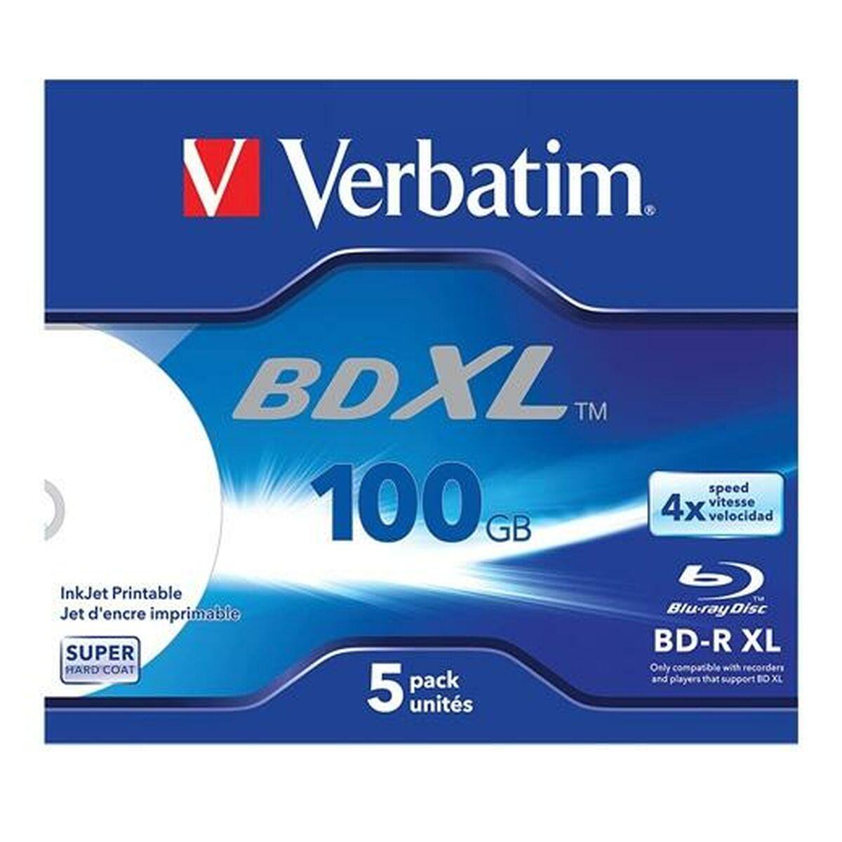 Verbatim Blu‑ray BD‑R BDXL 100 GB 4x - 5 stk.