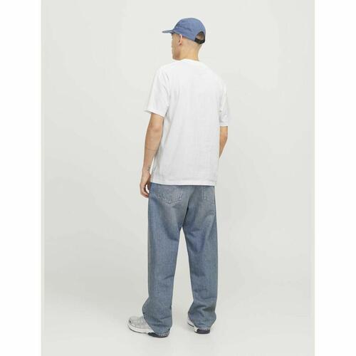Kortærmet T-shirt til Mænd Jack & Jones JCOTARMAC CAMO FRONT TEE 12273239 Hvid L