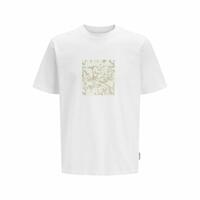 Kortærmet T-shirt til Mænd Jack & Jones JCOTARMAC CAMO FRONT TEE 12273239 Hvid M