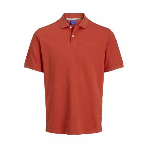 Kortærmet Polotrøje til Mænd Jack & Jones JORFREDERIKSBERG Orange 2XL