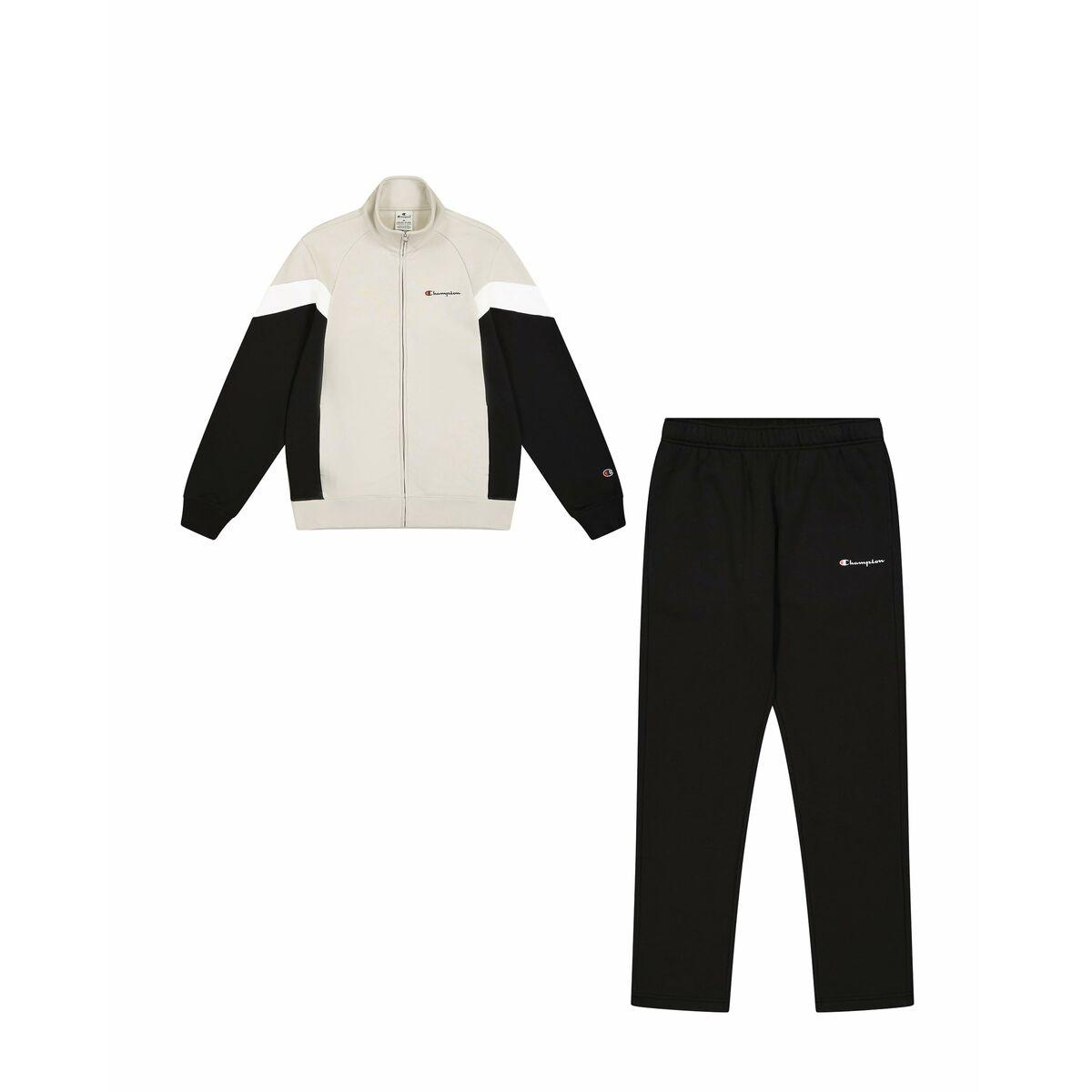 Træningsdragt til voksne Champion CHAMPION HALF ZIP SWEATSHIRT 220290 SVL Sort Mænd S