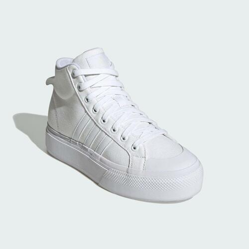Kvinde Casual Sneakers Adidas BRAVADA 2.0 MID PLATFORM Hvid 40