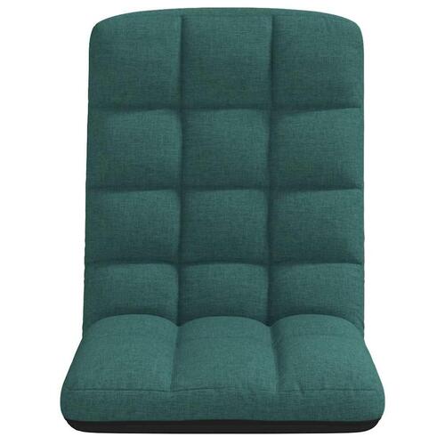 Foldbar gulvstol 71x51x62 cm stof mørkegrøn