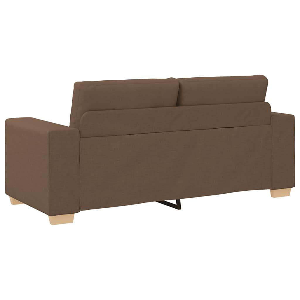 Elskovssofa 140 cm stof brun