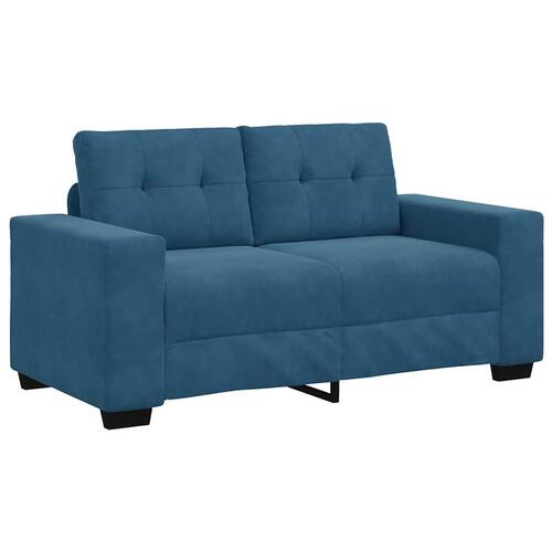 Elskovssofa 120 cm fløjl blå