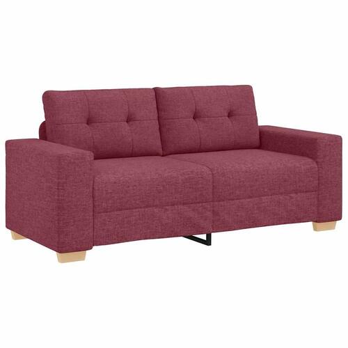 Elskovssofa 140 cm stof vinrød