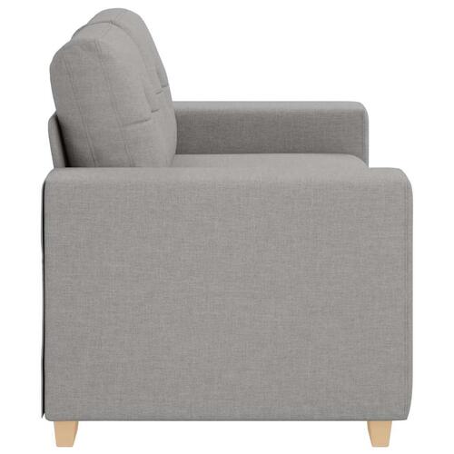 Elskovssofa 120 cm stof skygrå