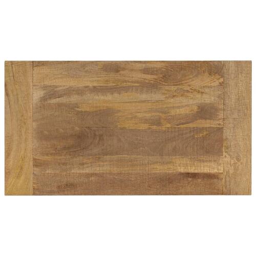 Sofabord massivt mangotræ 110 x 60 x 40 cm
