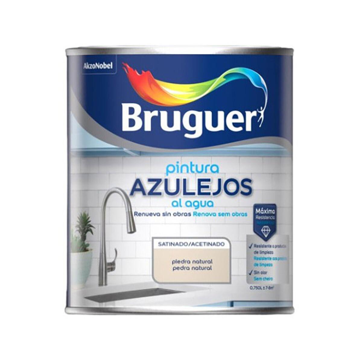 Bruguer flisemaling - Sten Natur, satin, 750 ml