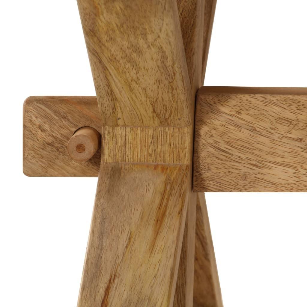 Sofabord massivt mangotræ 110 x 60 x 40 cm
