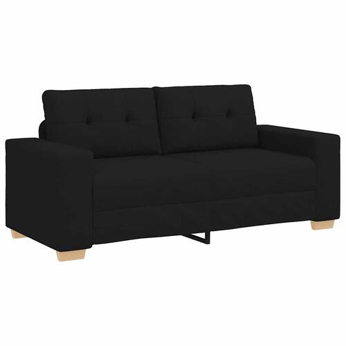 Elskovssofa 140 cm stof sort