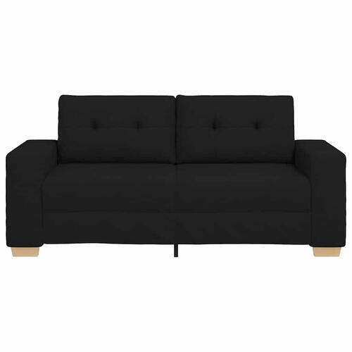 Elskovssofa 140 cm stof sort
