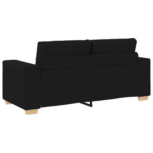 Elskovssofa 140 cm stof sort
