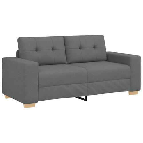 Elskovssofa 140 cm stof mørkegrå