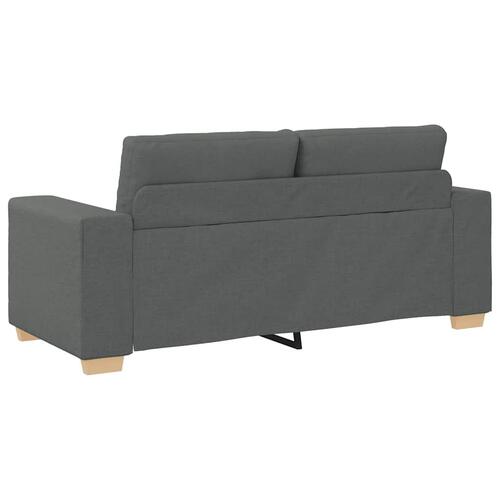 Elskovssofa 140 cm stof mørkegrå