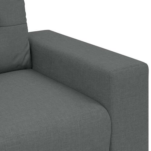 Elskovssofa 140 cm stof mørkegrå