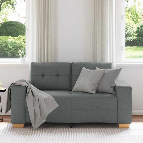 Elskovssofa 120 cm stof mørkegrå