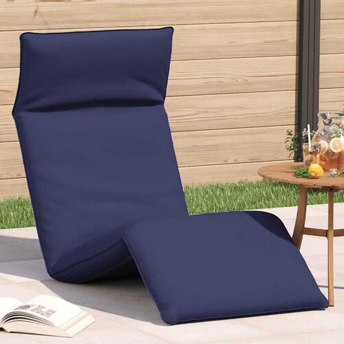 Foldbar liggestol 175x54x8,5 cm oxfordstof marineblå