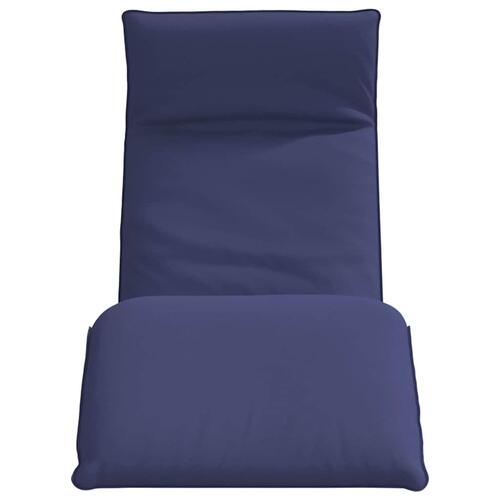 Foldbar liggestol 175x54x8,5 cm oxfordstof marineblå