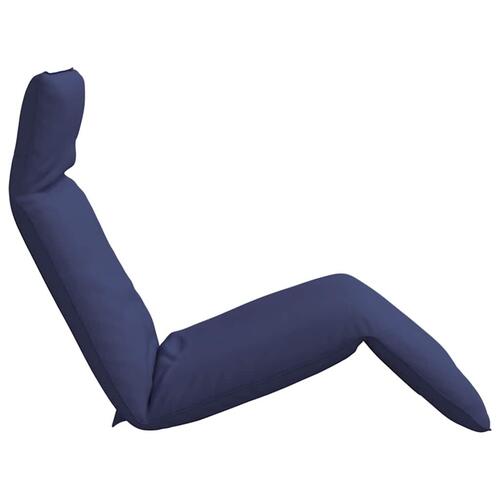 Foldbar liggestol 175x54x8,5 cm oxfordstof marineblå