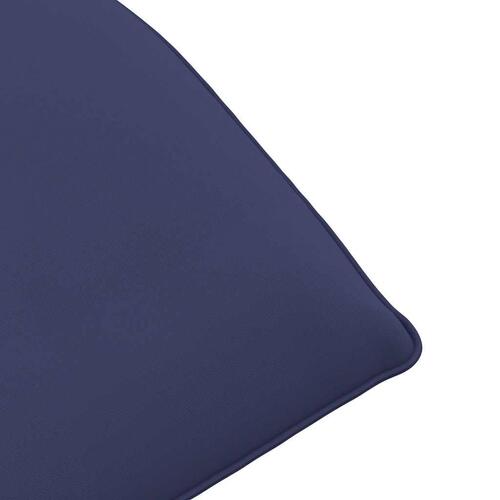 Foldbar liggestol 175x54x8,5 cm oxfordstof marineblå
