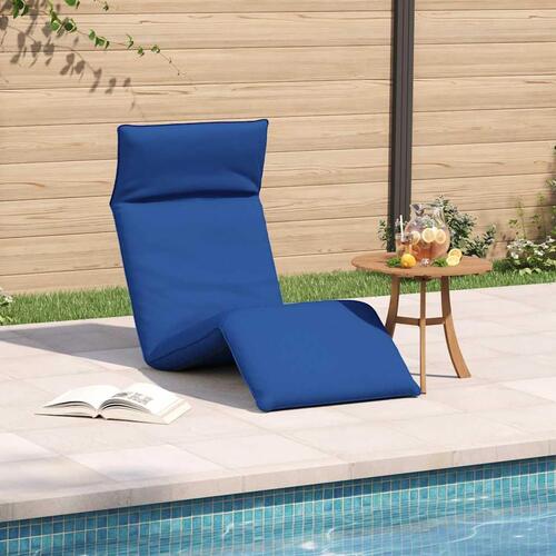 Foldbar liggestol 175x54x8,5 cm oxfordstof kongeblå