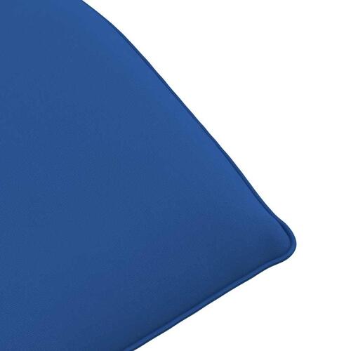 Foldbar liggestol 175x54x8,5 cm oxfordstof kongeblå