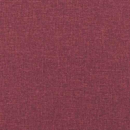 3-personers sofa 180 cm stof vinrød