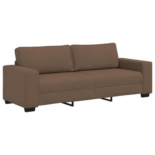 3-personers sofa 180 cm stof brun