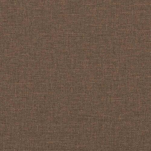 3-personers sofa 180 cm stof brun