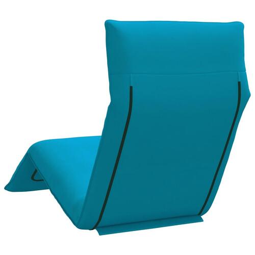 Foldbar liggestol 175x54x8,5 cm oxfordstof lyseblå