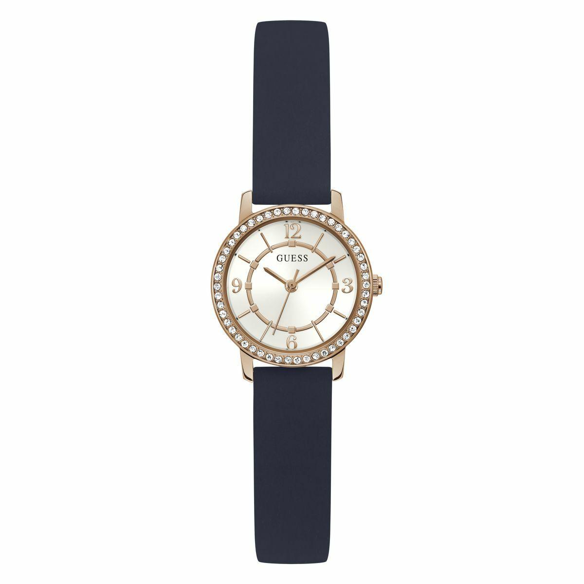 Guess dameur GW0469L2 - armbåndsur, Ø 28 mm, silikonerem