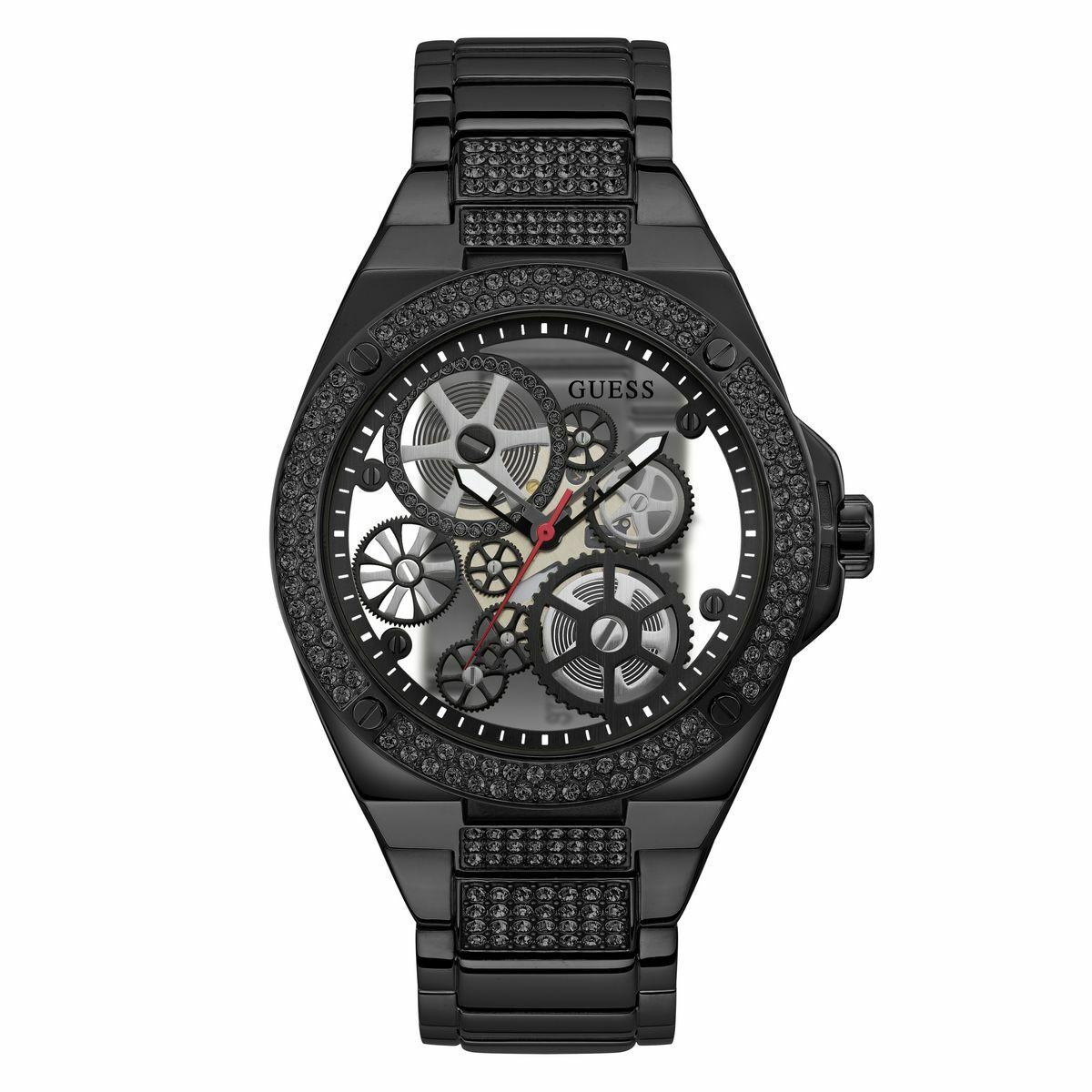 Guess herreur GW0323G3 - sort armbåndsur (Ø 45 mm)