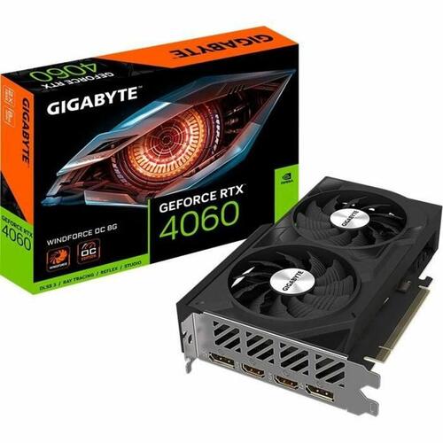 Grafikkort Gigabyte GV-N4060WF2OC-8GD Geforce RTX 4060 GDDR6