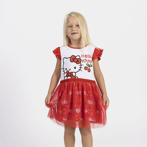 Kjole Hello Kitty Rød 6 år
