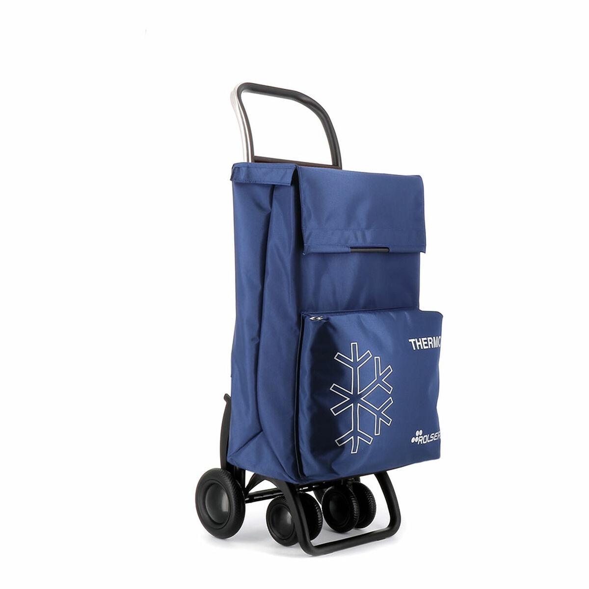 Indkøbstrolley Rolser termo mf 4.2 Tour - Blå, 45 L, foldbar
