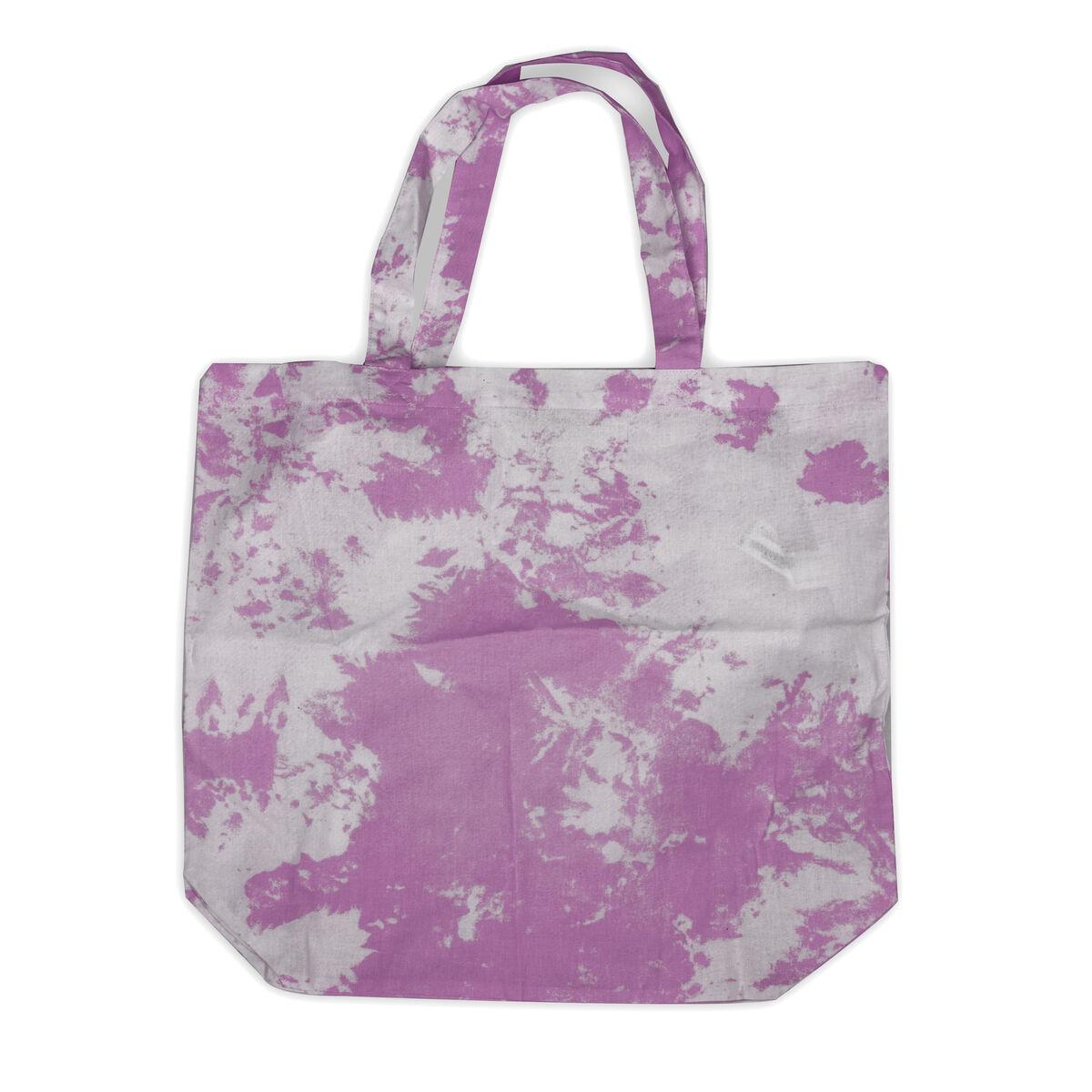 Lefties skuldertaske til damer - Pink tie-dye, 47 × 40 cm