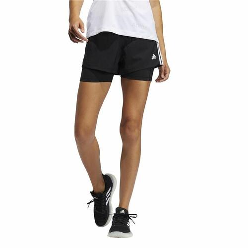 Sport shorts til kvinder Adidas Pacer Sort XS