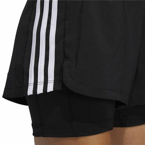 Sport shorts til kvinder Adidas Pacer Sort XS