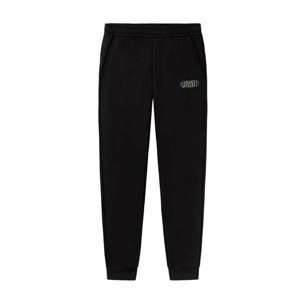 Lange sportsbukser Puma Essentials+ Graphic Fl Hombre Mænd M
