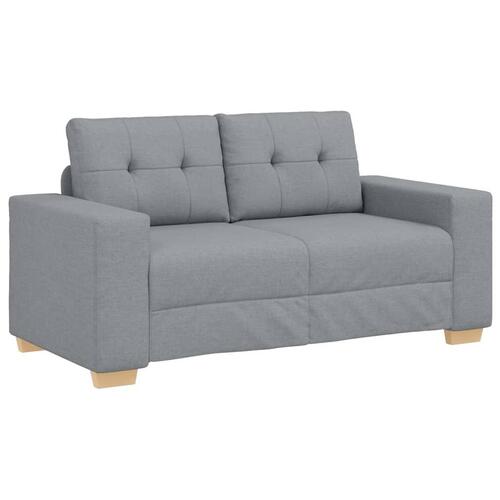 Elskovssofa 120 cm stof lysegrå
