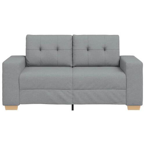 Elskovssofa 120 cm stof lysegrå