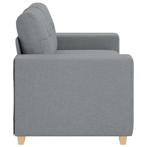 Elskovssofa 120 cm stof lysegrå